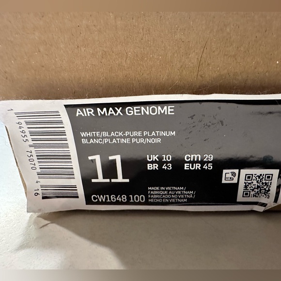 Nike Air Max Genome Size 11 Men’s Athletic Shoes CW1648-100 - Picture 11 of 11